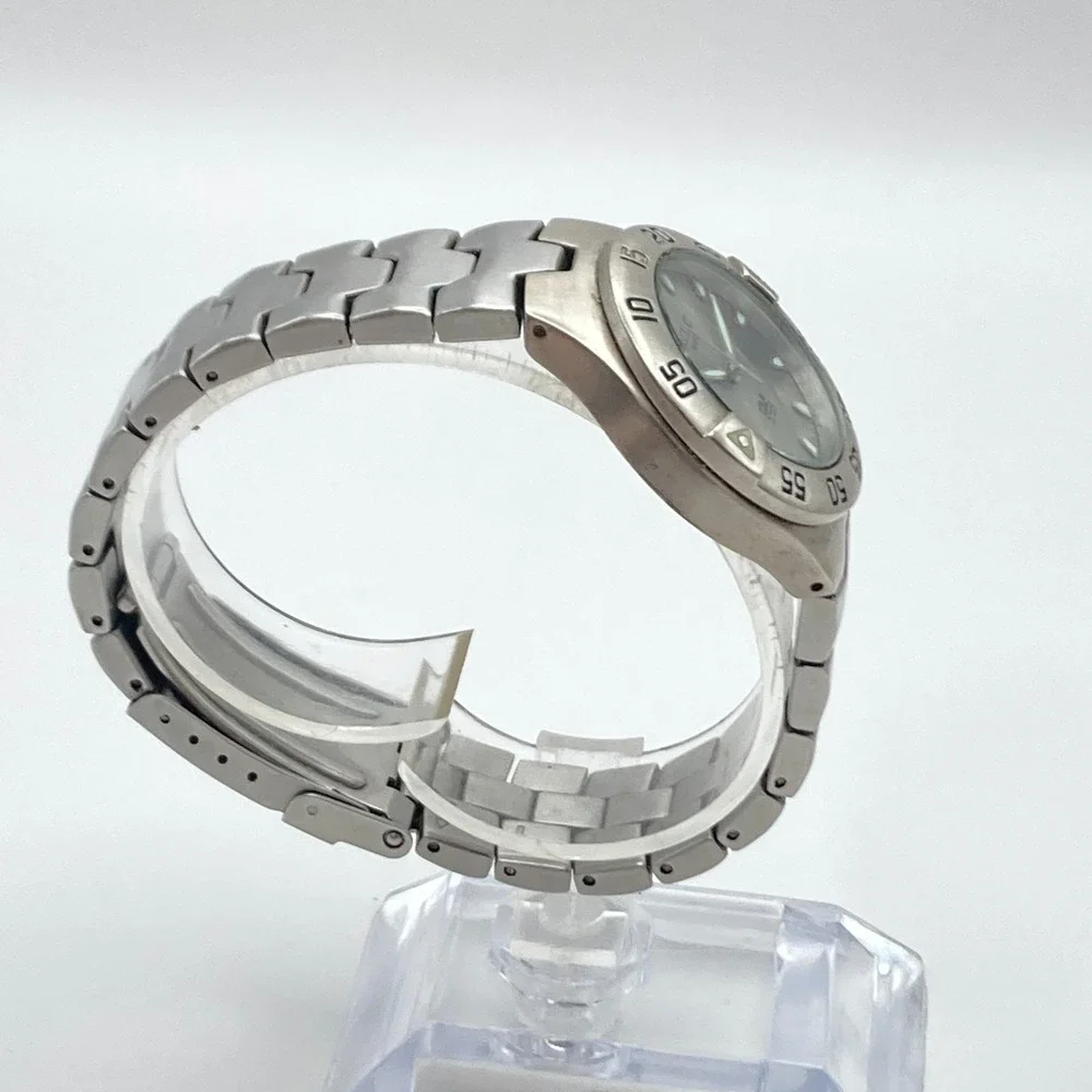 Relic Wet Women's Watch 30mm Silver Tone Gray Dial Rotating Bezel New Battery 7